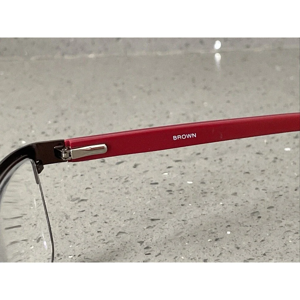 SYDNEY LOVE SL 2033 BROWN RED 53-16-140 FLEX HINGE EYEGLASSES Frames ONLY